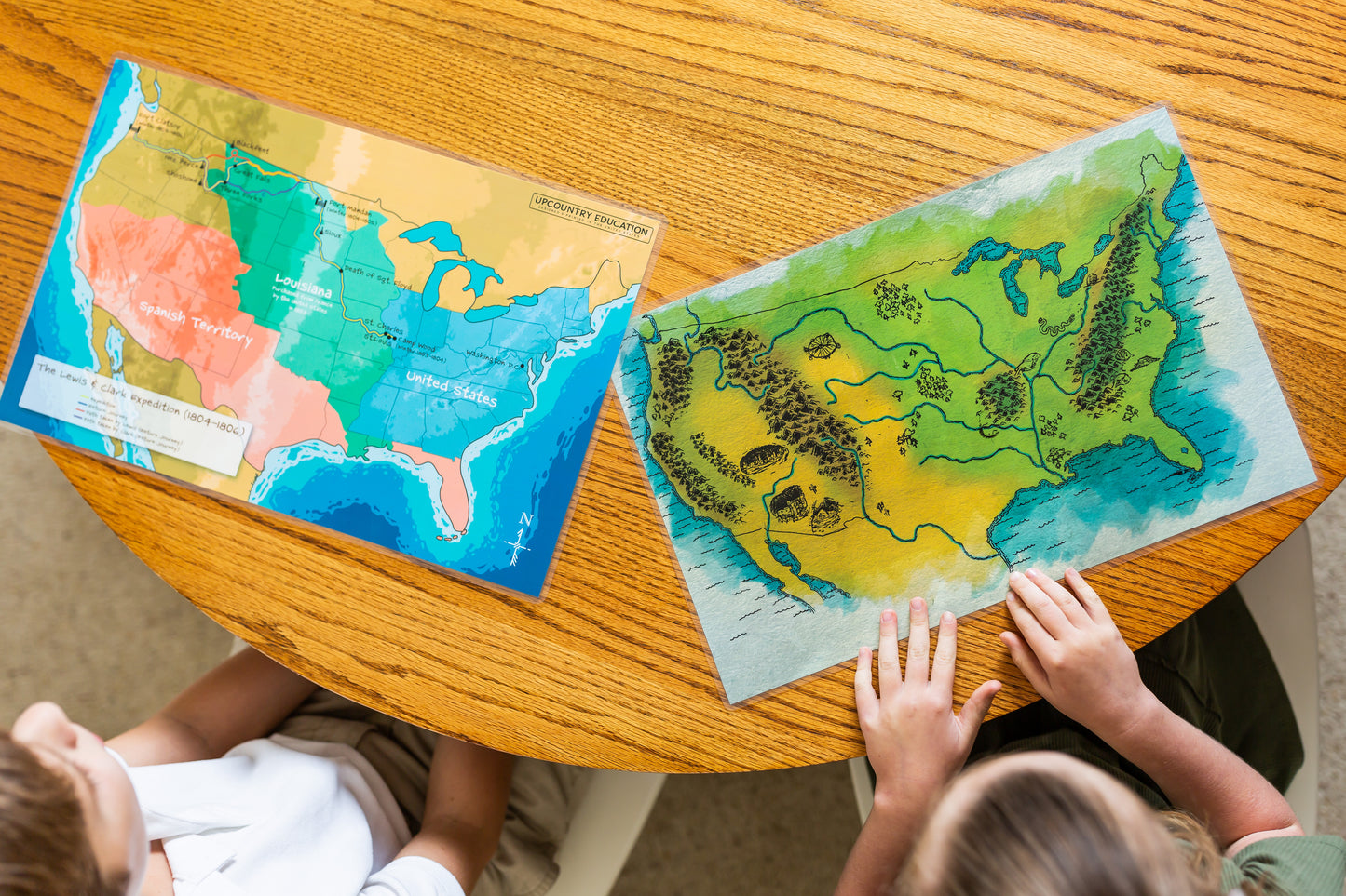 US Geography and History Placemats - 4 Pack